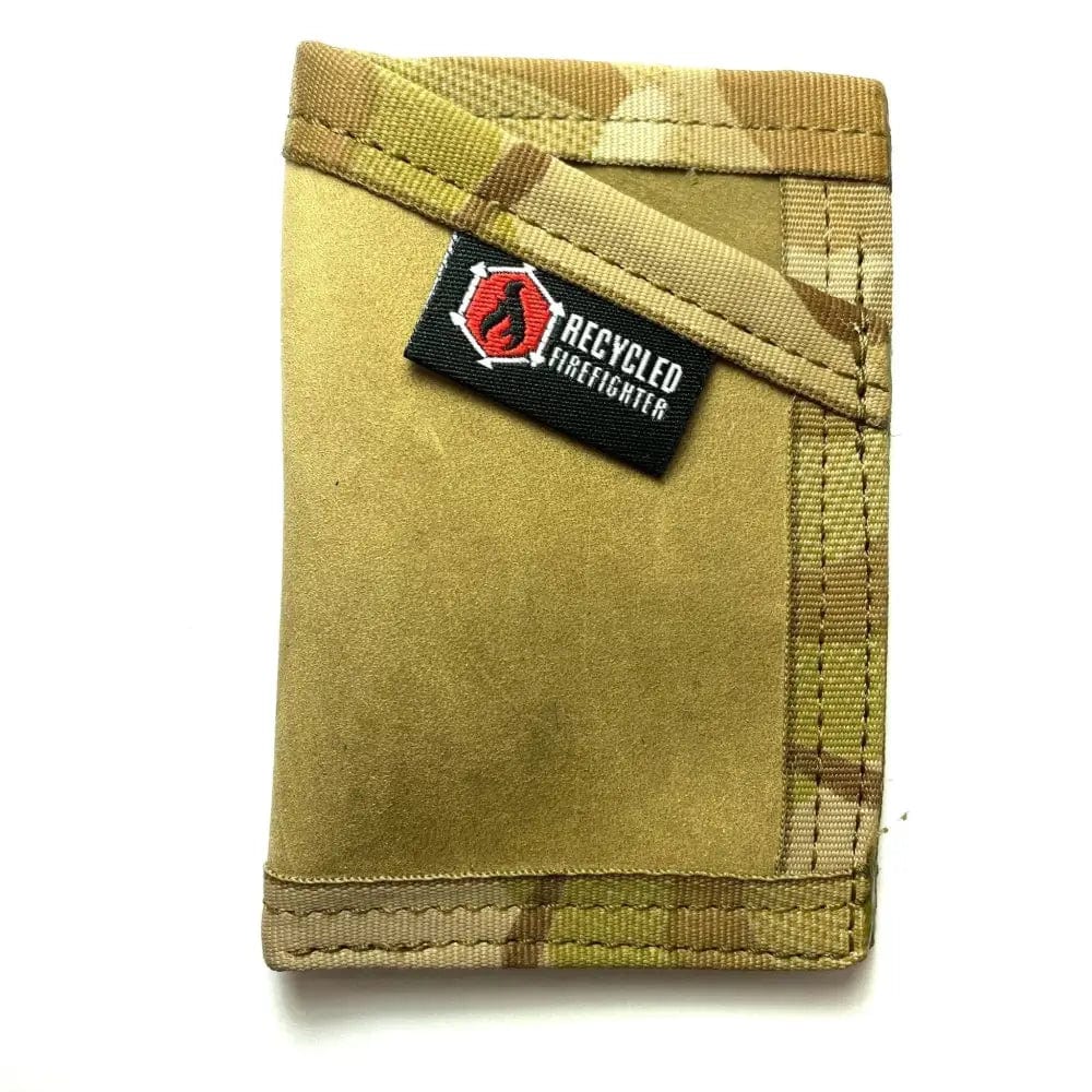 Chief Miller Wallet Sergeant Wallet in Combat Boot Leather and Genuine Fire Hose Apparel