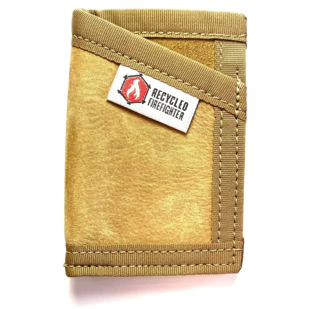 Chief Miller Wallet Sergeant Wallet in Combat Boot Leather and Genuine Fire Hose Apparel