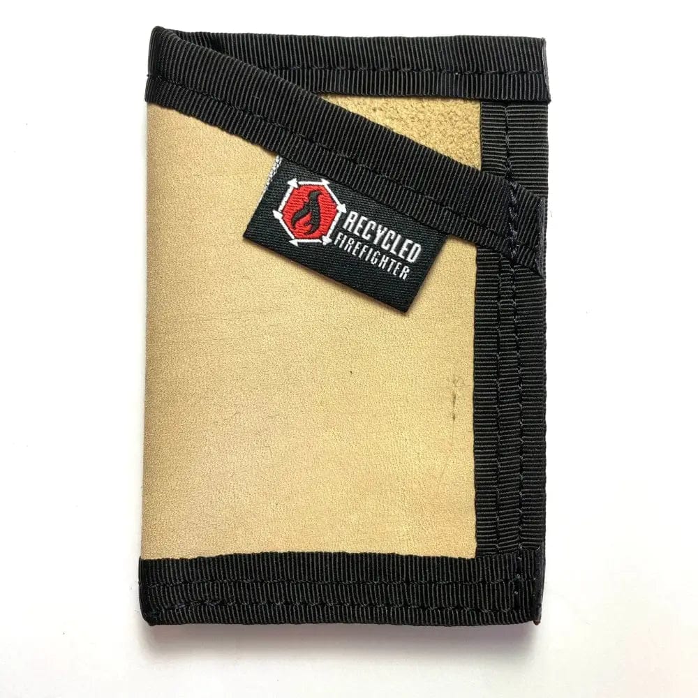 Chief Miller Wallet Sergeant Wallet in Combat Boot Leather and Genuine Fire Hose Apparel