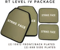Ballistic plates for body armor with medical kit in Crusader 2.0 tactical combo
