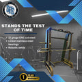 Weightlifting power rack from SFE Commercial Smith Machine with counter balance weights