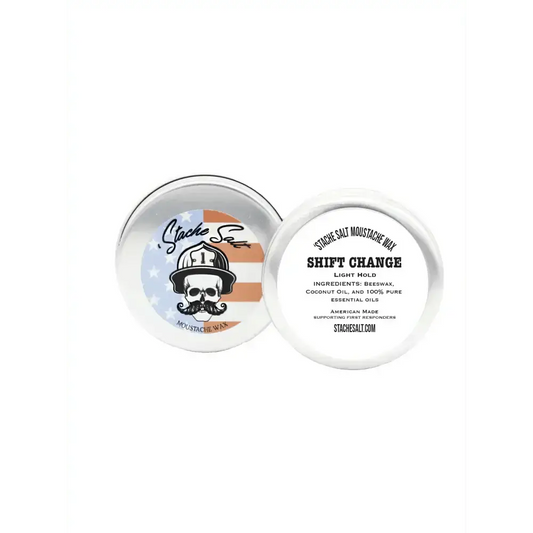 Shift Change - Light Hold Mustache & Beard Wax - Moustache Wax