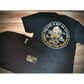 Shortsleeve Black Soft T-shirt - Large Logo on the Back - Chief Miller Apparel