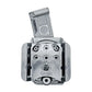 Silver gun magazine holster for Sig Sauer MPX, durable magazine holster for Sig Sauer firearms