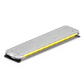 Silver and yellow light bar on Feniex Fusion-S GPL Exterior Light Bar for emergency lighting