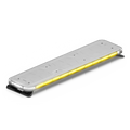 Silver and yellow light bar on Feniex Fusion-S GPL Exterior Light Bar for emergency lighting