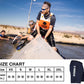 Size chart for Men’s Freestyle Running Shorts showing waist measurements from XS to 2XL