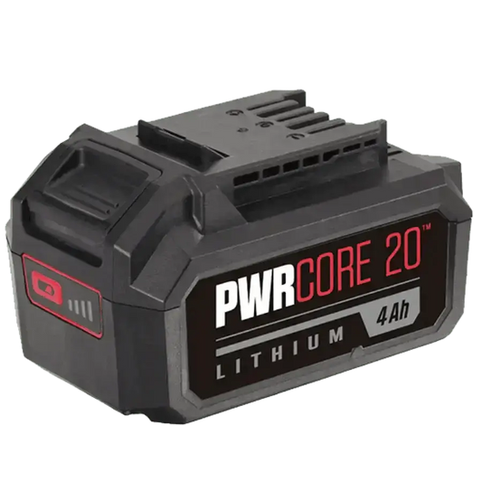 Black PWRCore 20 4.0Ah lithium battery pack in SKIL 20V Charger Starter Kit