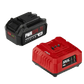 SKIL PWR CORE 20 20V Battery and Charger Starter Kit with red charging base