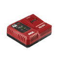 Red SKIL PWR CORE 20™ 20V standard charger with digital display in charger starter kit