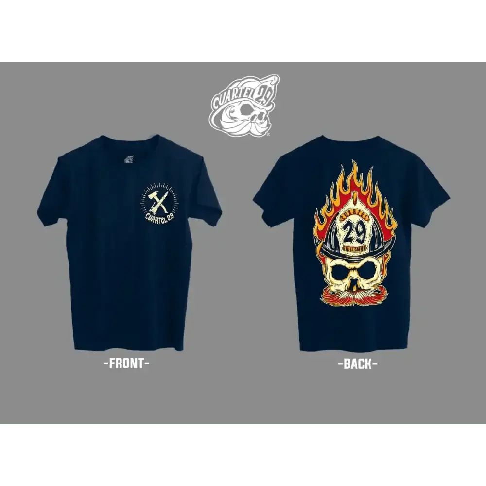 Skull in Flames - Chief Miller Apparel