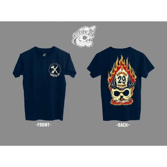 Chief Miller Skull in Flames Apparel