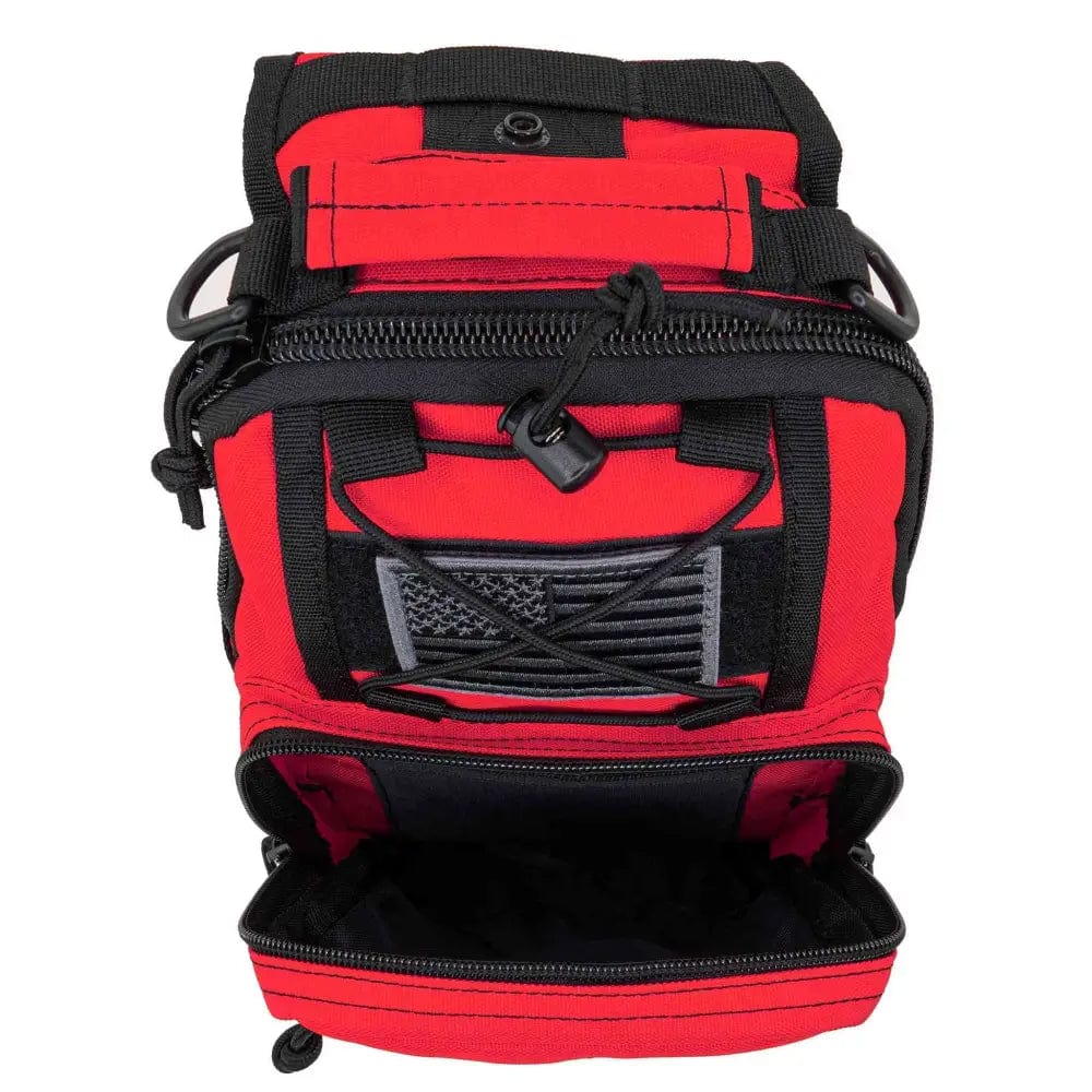 Chief Miller Equipment Bags & Cases Sling Backpack, Bleeding Control Sling Bag, Over The Shoulder Sling Backpack, MOLLE Bag for First Aid Day Pack - Red Apparel