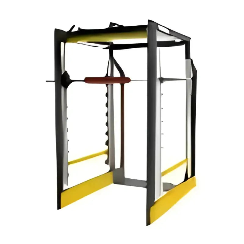 Smith machine weight cage for fitness, ideal for first responders, firefighters, police training