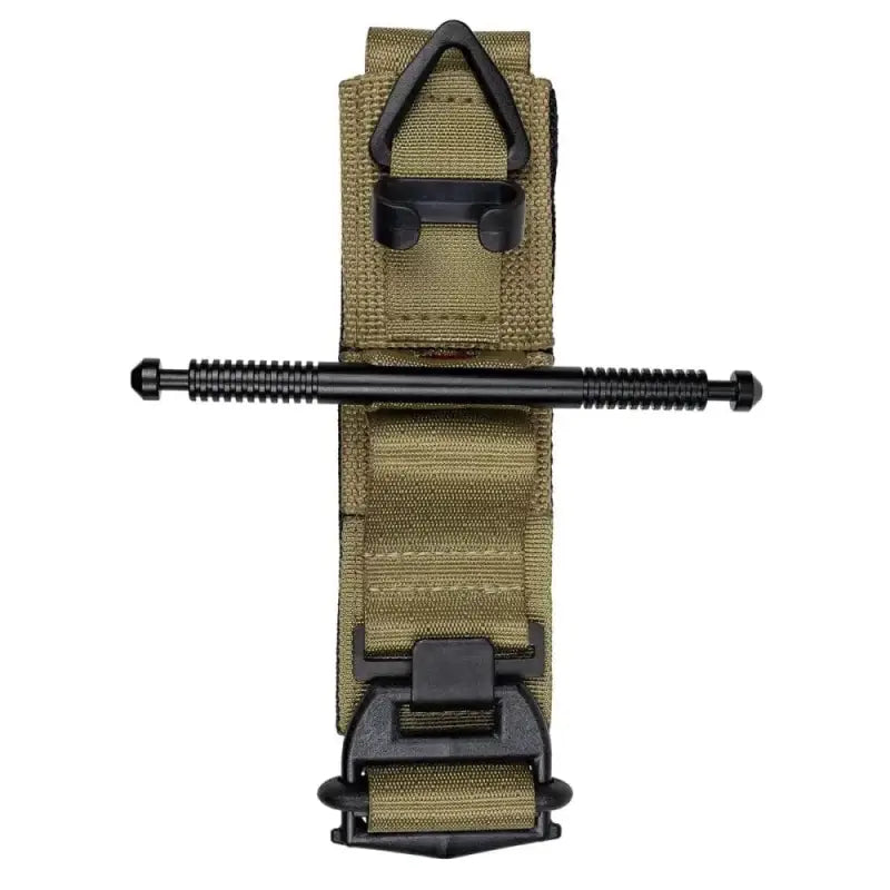 SOF Tourniquet in FDE Tan with windlass rod, ideal for first responders