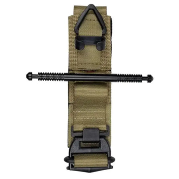 SOF Tourniquet in FDE Tan with windlass rod, ideal for first responders