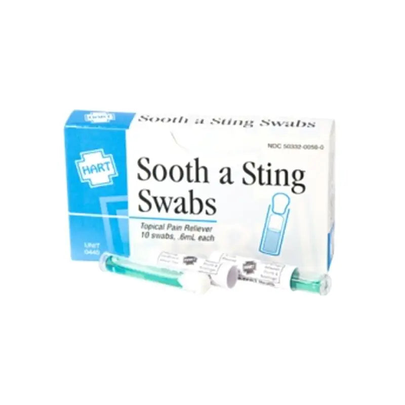 Sooth a Sting Swabs in Waterproof 6000 Series First Aid Kit for allergic reactions