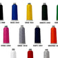 Spools of colored thread with color codes for Custom Apparatus Game Boonie Station Number