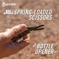 Gerber Gear 1064397 Armbar Scout spring-loaded scissors multi-tool with limited lifetime warranty