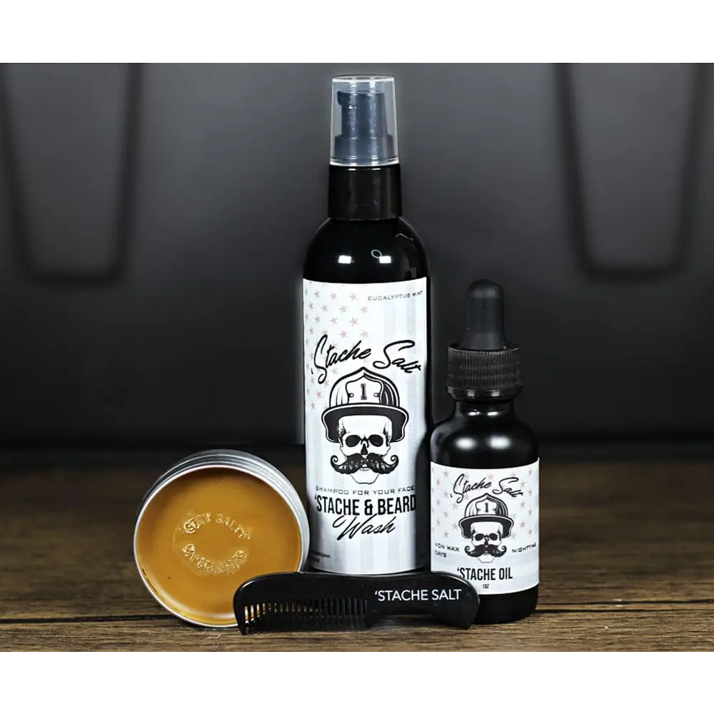 All Natural Stache Wash for Grooming and Refreshing Your Mustache - mustache wash