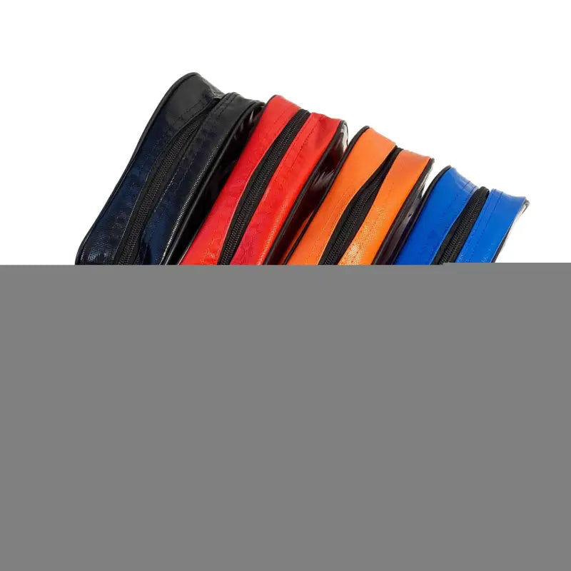 Colorful martial arts belts beside Color Coded First Aid Medical Kit Water Resistant Pouches