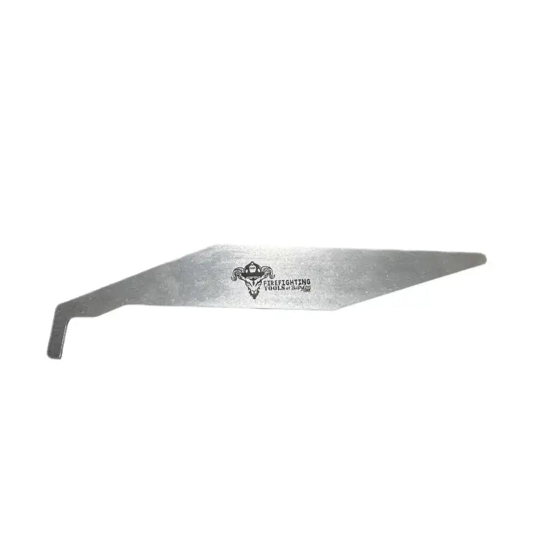 Stainless steel knife blade with curved tip for the world famous lock loiding tool