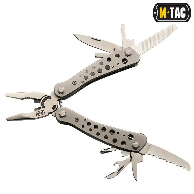 M-Tac Multitool Type 1 with stainless steel pliers and attachments in rubber case