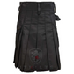 Standard Black Utility Kilt - Chief Miller Apparel