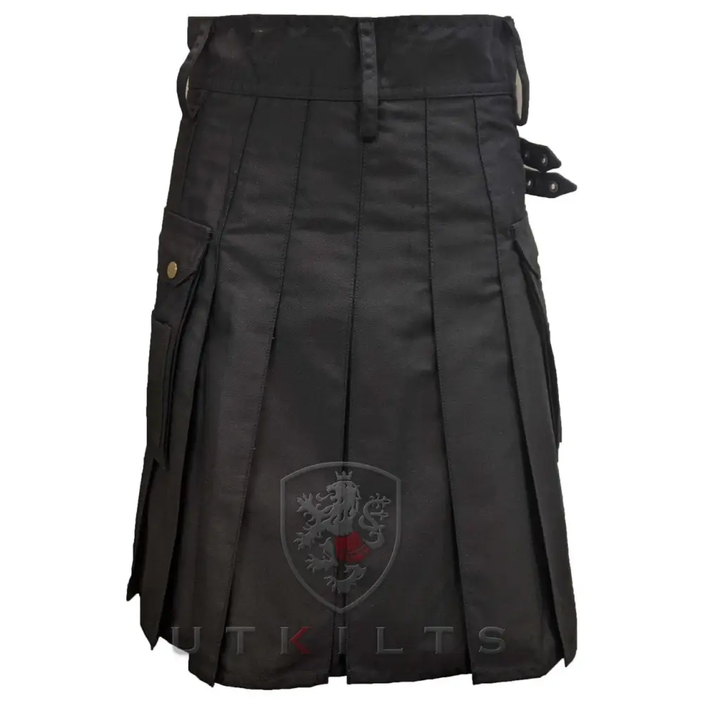 Standard Black Utility Kilt - Chief Miller Apparel