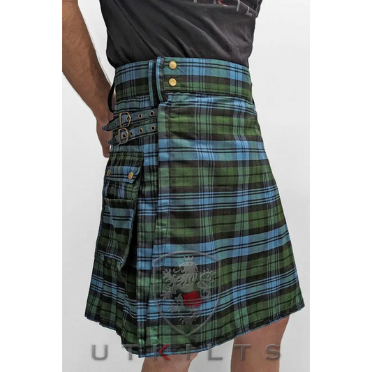 Standard Black Watch Ancient Tartan Utility Kilt - Chief Miller Apparel