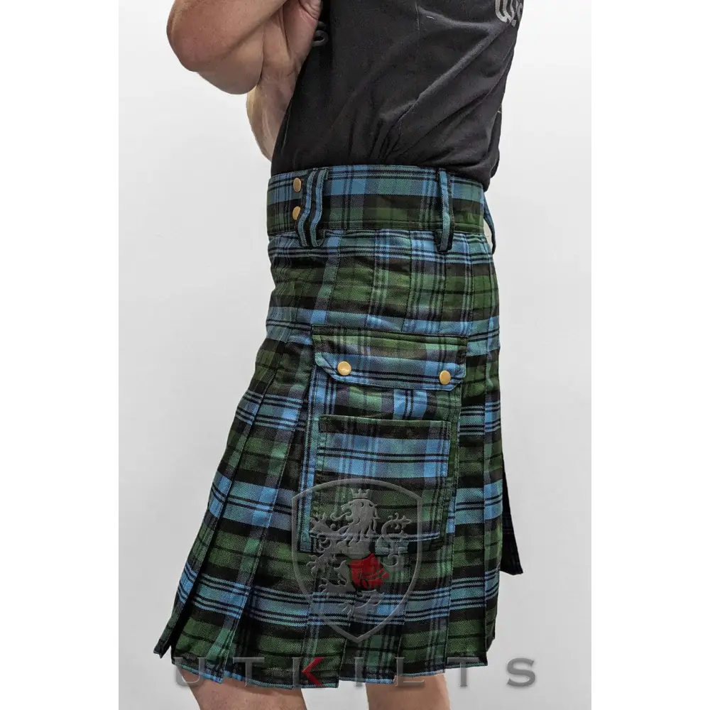 Standard Black Watch Ancient Tartan Utility Kilt - Chief Miller Apparel