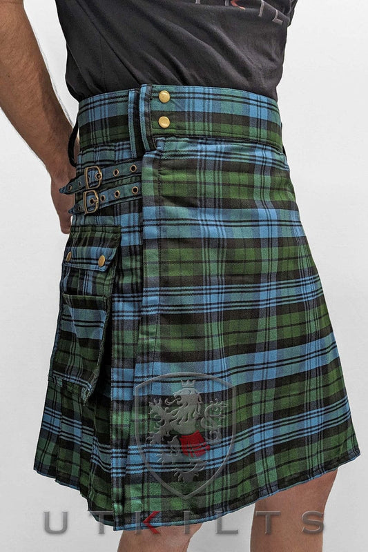 Chief Miller Standard Black Watch Ancient Tartan Utility Kilt Apparel