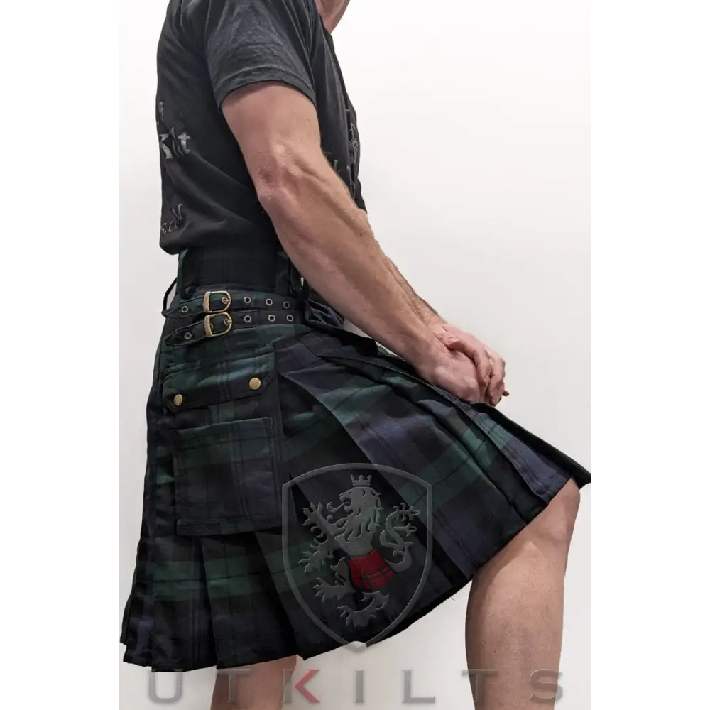 Standard Black Watch Tartan Utility Kilt - Chief Miller Apparel