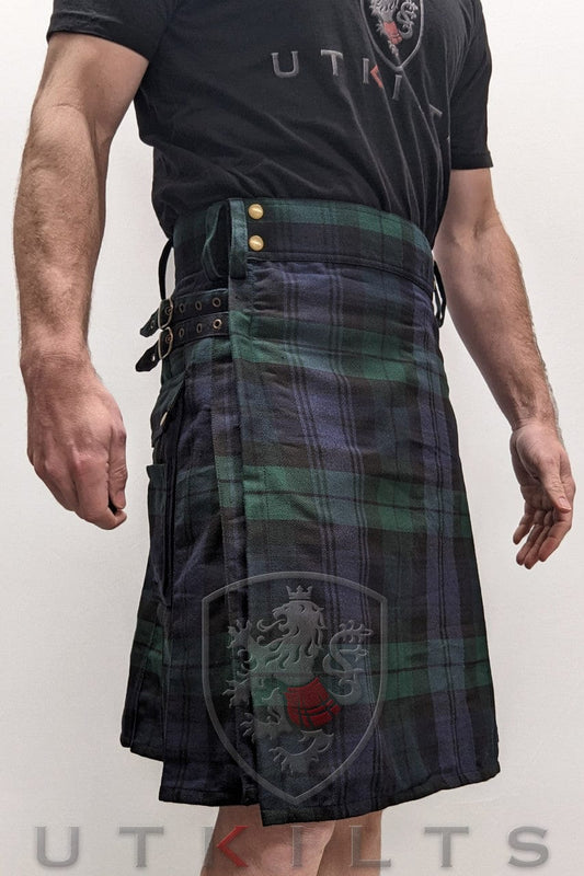 Chief Miller Standard Black Watch Tartan Utility Kilt Apparel