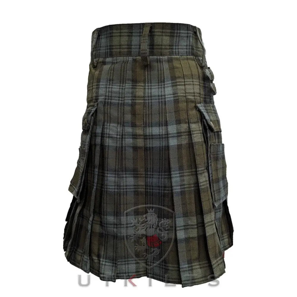 Standard Black Watch Weathered Tartan Utility Kilt - Chief Miller Apparel