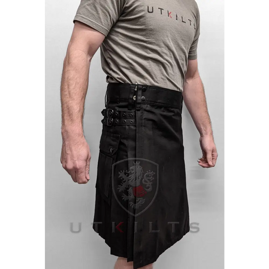 Standard Blackout Utility Kilt - Chief Miller Apparel