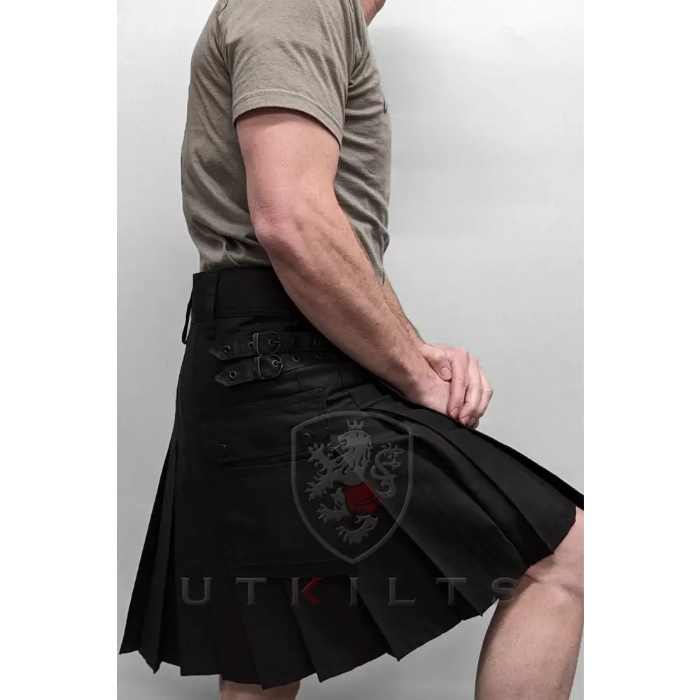 Standard Blackout Utility Kilt - Chief Miller Apparel