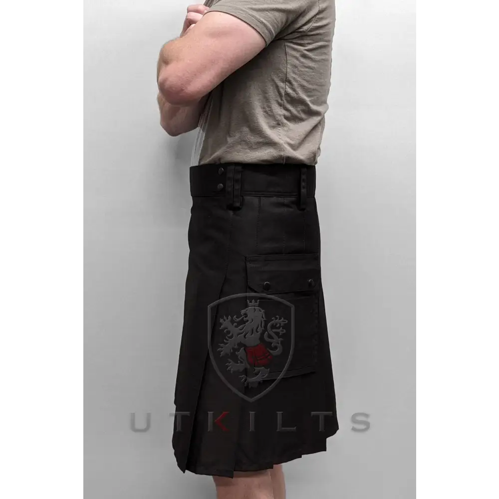 Standard Blackout Utility Kilt - Chief Miller Apparel