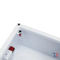 White metal enclosure with security camera mounting points for Standard Bleeding Control Cabinet