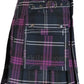 Standard Heritage of Scotland Tartan Utility Kilt in black and purple plaid design