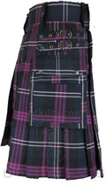 Standard Heritage of Scotland Tartan Utility Kilt in black and purple plaid design
