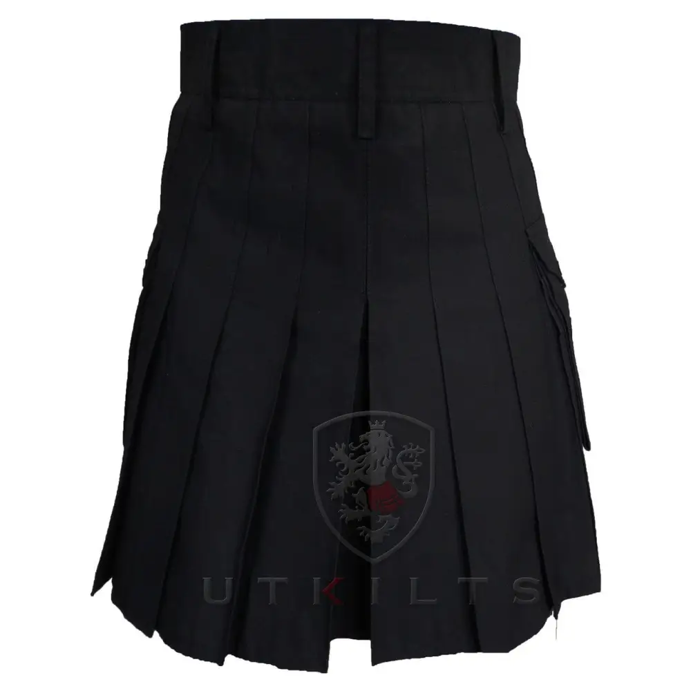 Standard II Black Utility Kilt - Chief Miller Apparel