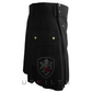 Standard II Black Utility Kilt - Chief Miller Apparel