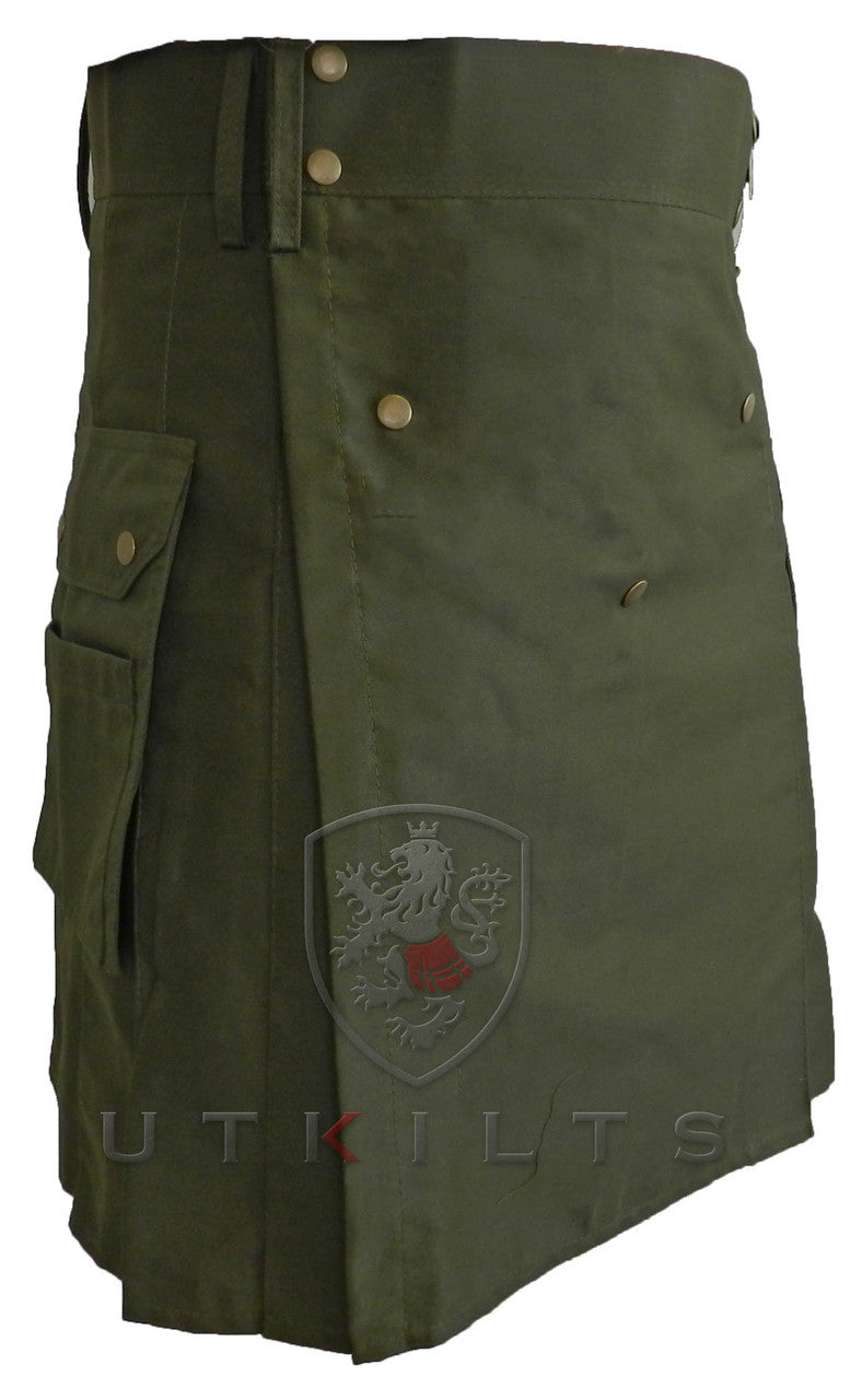 Standard II Olive Green Utility Kilt