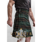 Standard Irish Black Tartan Utility Kilt - Chief Miller Apparel