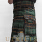 Standard Irish Black Tartan Utility Kilt