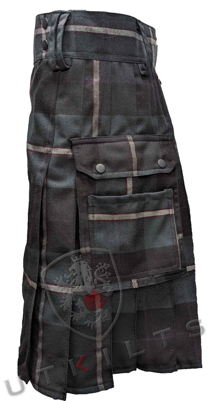 Standard Midnight Sea Tartan Utility Kilt