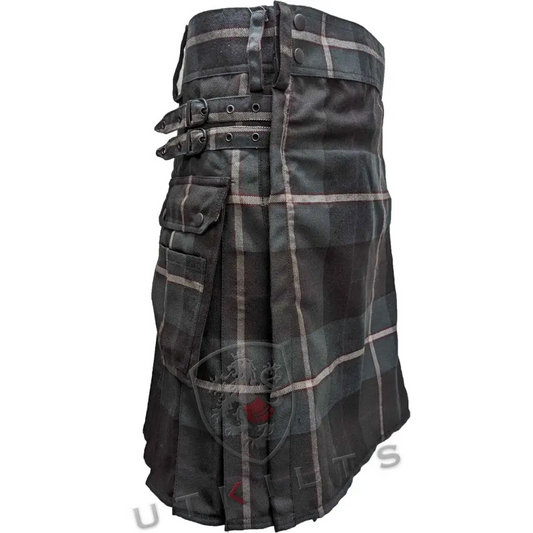 Standard Midnight Sea Tartan Utility Kilt - Chief Miller Apparel