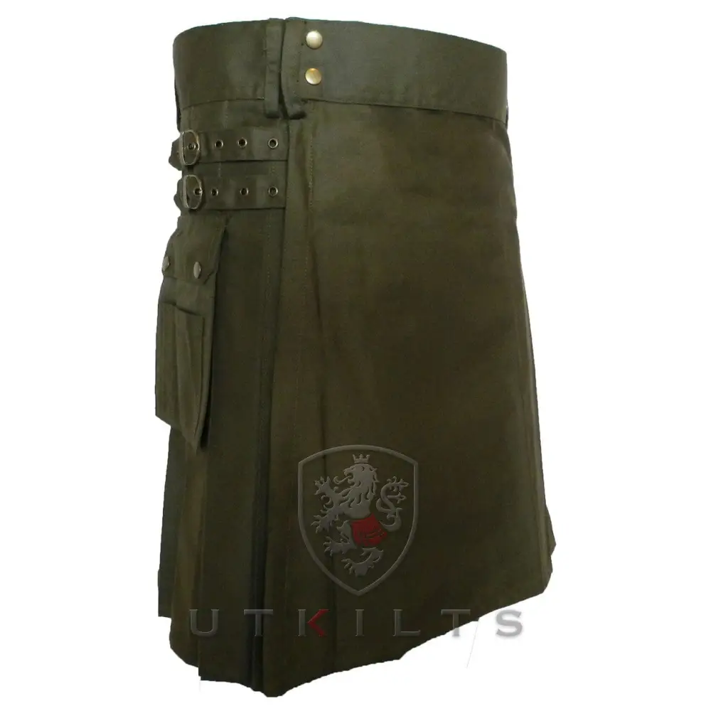 Standard Olive Green Utility Kilt - Chief Miller Apparel