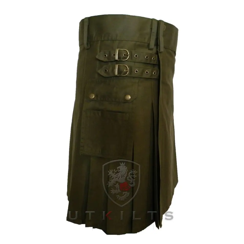 Standard Olive Green Utility Kilt - Chief Miller Apparel